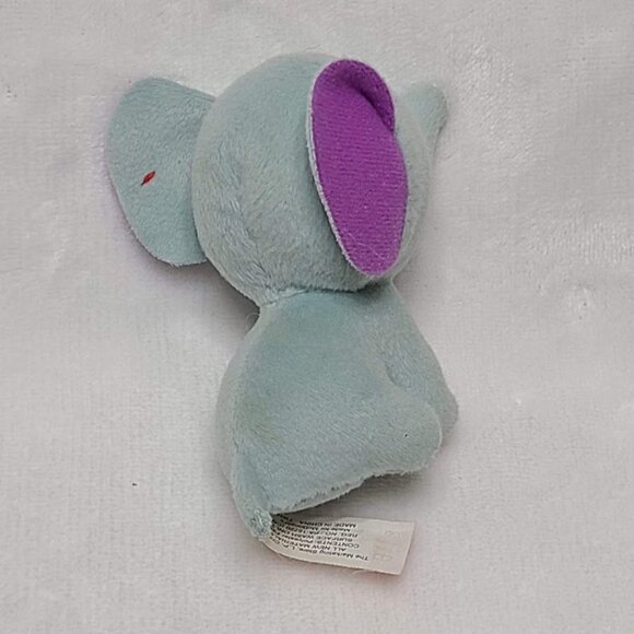 Peanut Elephant Ty Mini Beanie Boo 3" Plush Toy McDonalds #11 Happy Meal 2017 - Picture 5 of 8